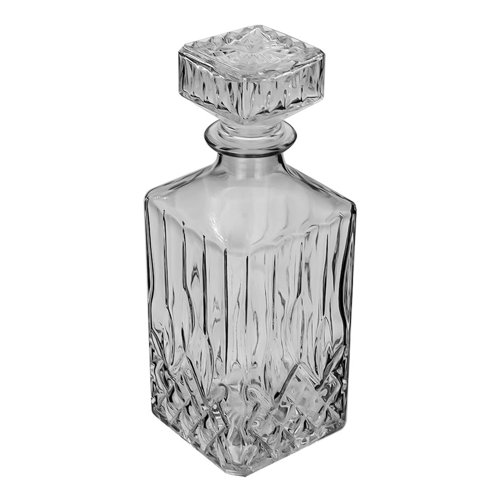 Juego de licorera de vidrio con 4 vasos 2415-4815 Top Choice