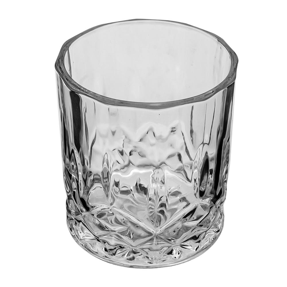 Juego de licorera de vidrio con 4 vasos 2415-4815 Top Choice