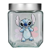 Frasco cuadrado de vidrio con tapa 1.250 litros Stitch 2415-5334 Fun Kids