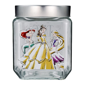 Frasco cuadrado de vidrio con tapa 1.250 litros princesas 2415-5335 Fun Kids