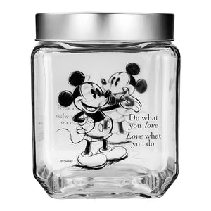 Frasco cuadrado de vidrio con tapa 1.250 litros Mickey 2415-5336 Fun Kids
