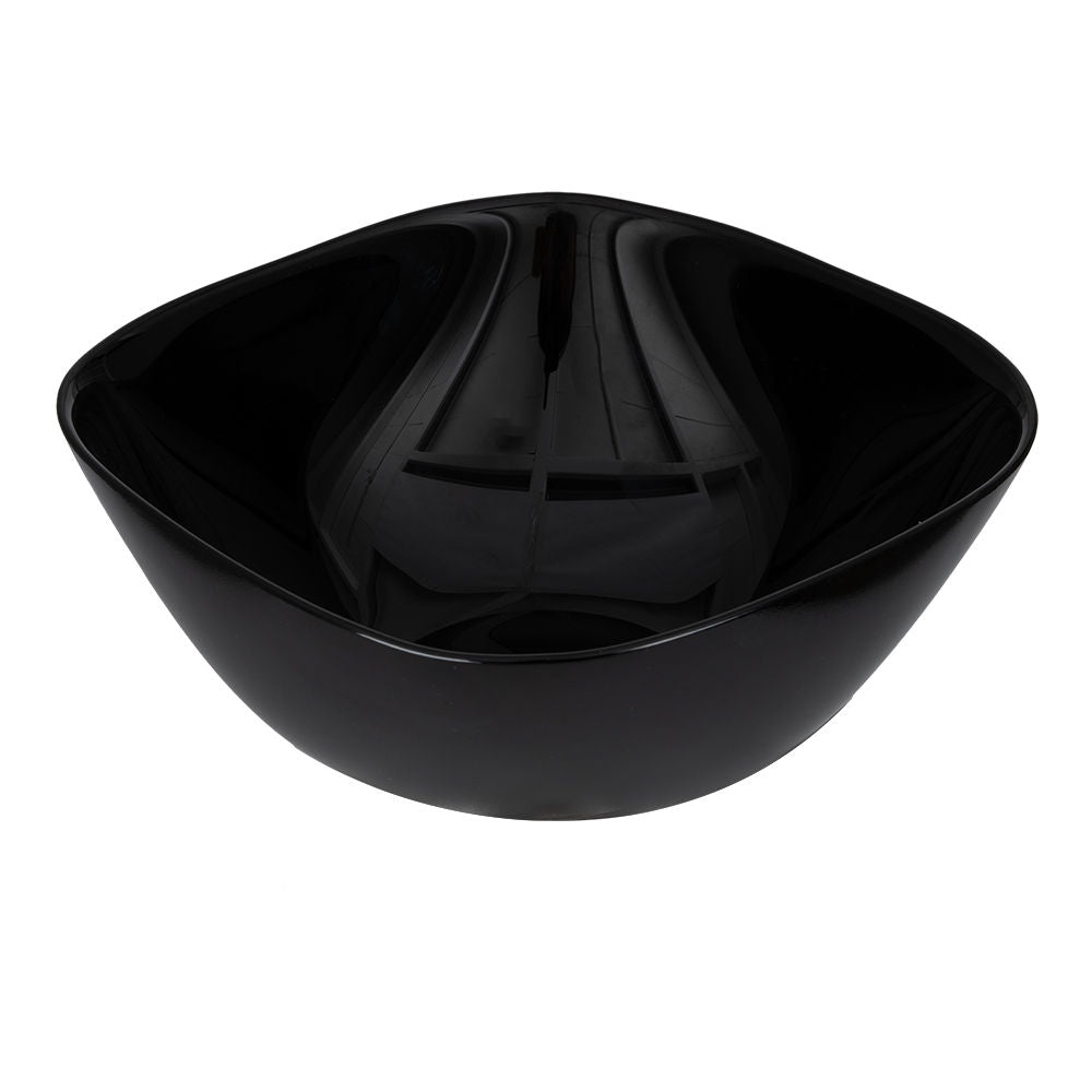 Tazón multiusos cuadrado de vidrio 390 ml negro Carine Noir 307-6171 Luminarc