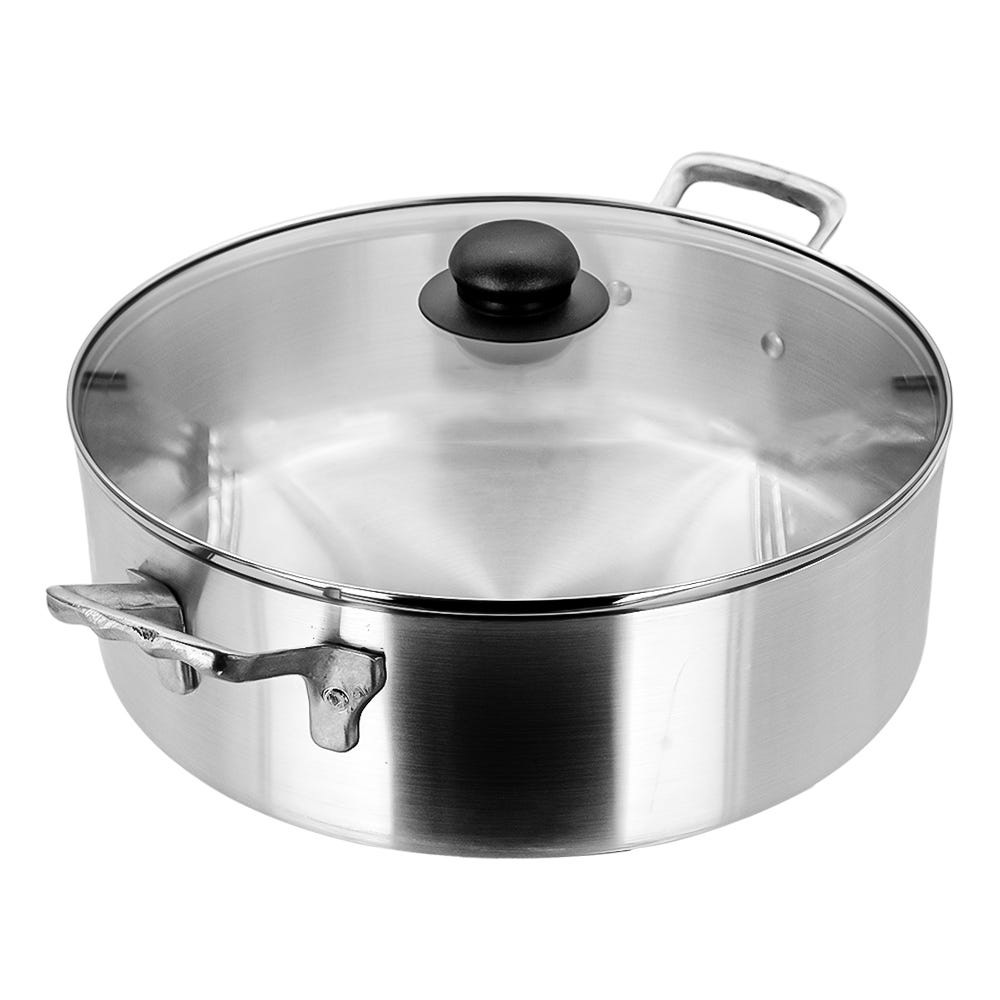 Budinera de aluminio con tapa de vidrio 5.300 litros triple fuerte 6687-3 Lamex