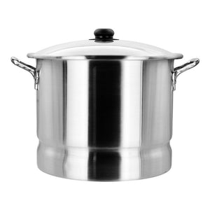 Vaporera de aluminio con tapa de vidrio 14.7 litros 6559-3 Lamex