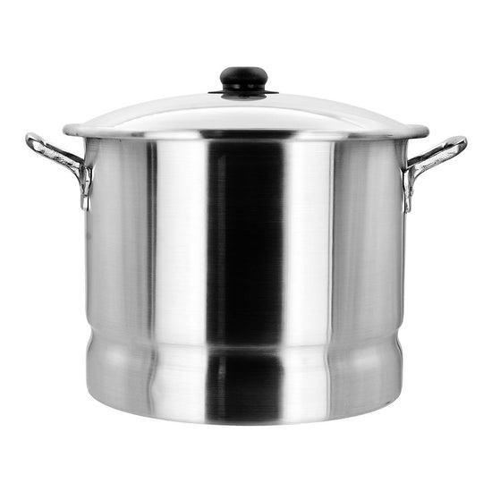 Vaporera de aluminio con tapa de vidrio 14.7 litros 6559-3 Lamex