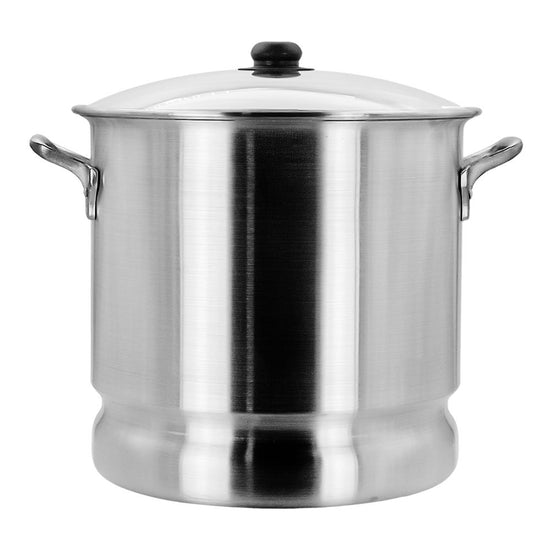 Vaporera de aluminio con tapa de vidrio 22.640 litros 6703-0 Lamex