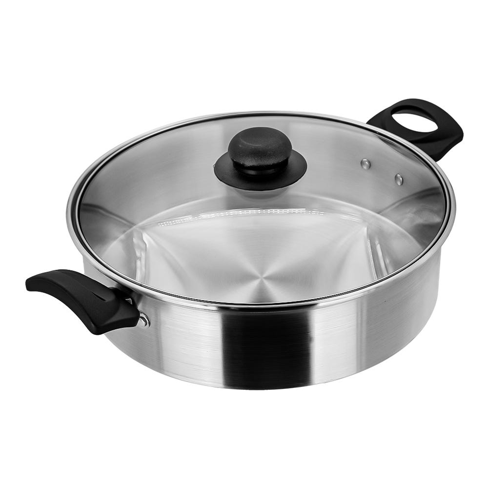 Budinera de aluminio con tapa de vidrio 2.650 litros 6765-8 Lamex