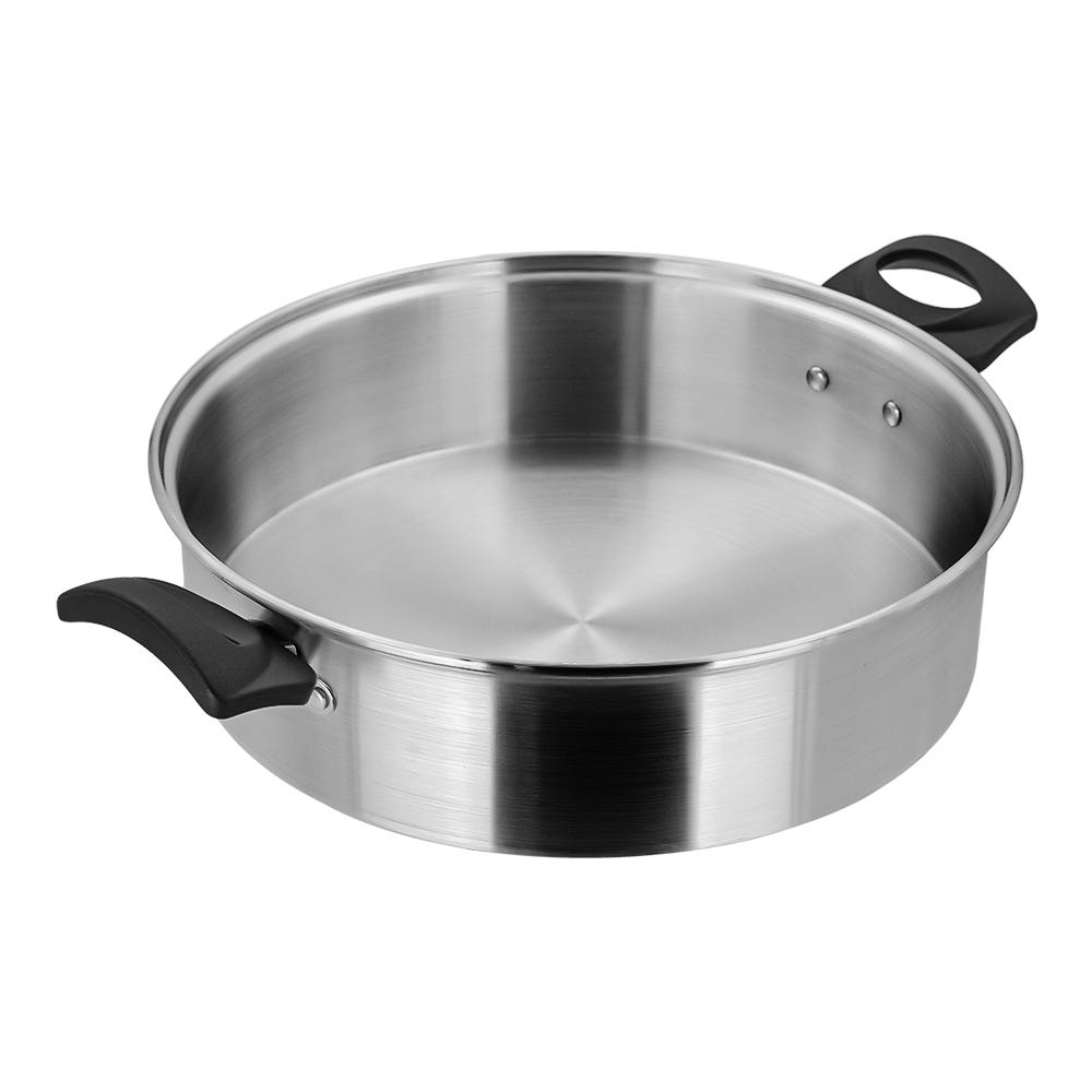 Budinera de aluminio con tapa de vidrio 2.650 litros 6765-8 Lamex