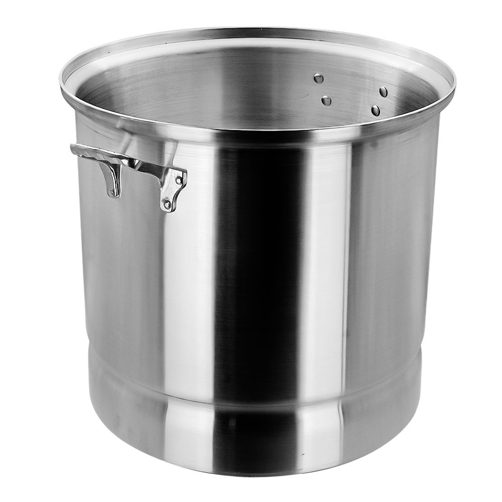 Vaporera de aluminio con tapa 96.200 litros 6608-8 Lamex