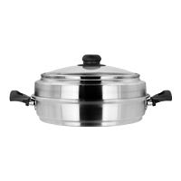 Horno mágico de aluminio con tapa de vidrio 1.125 litros 6521-0 Lamex