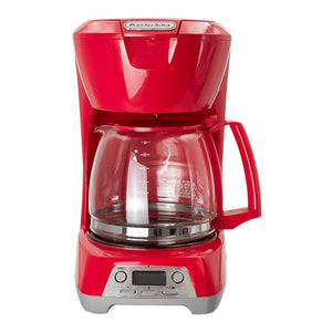 Cafetera programable 12 tazas roja 43673 Proctor Silex