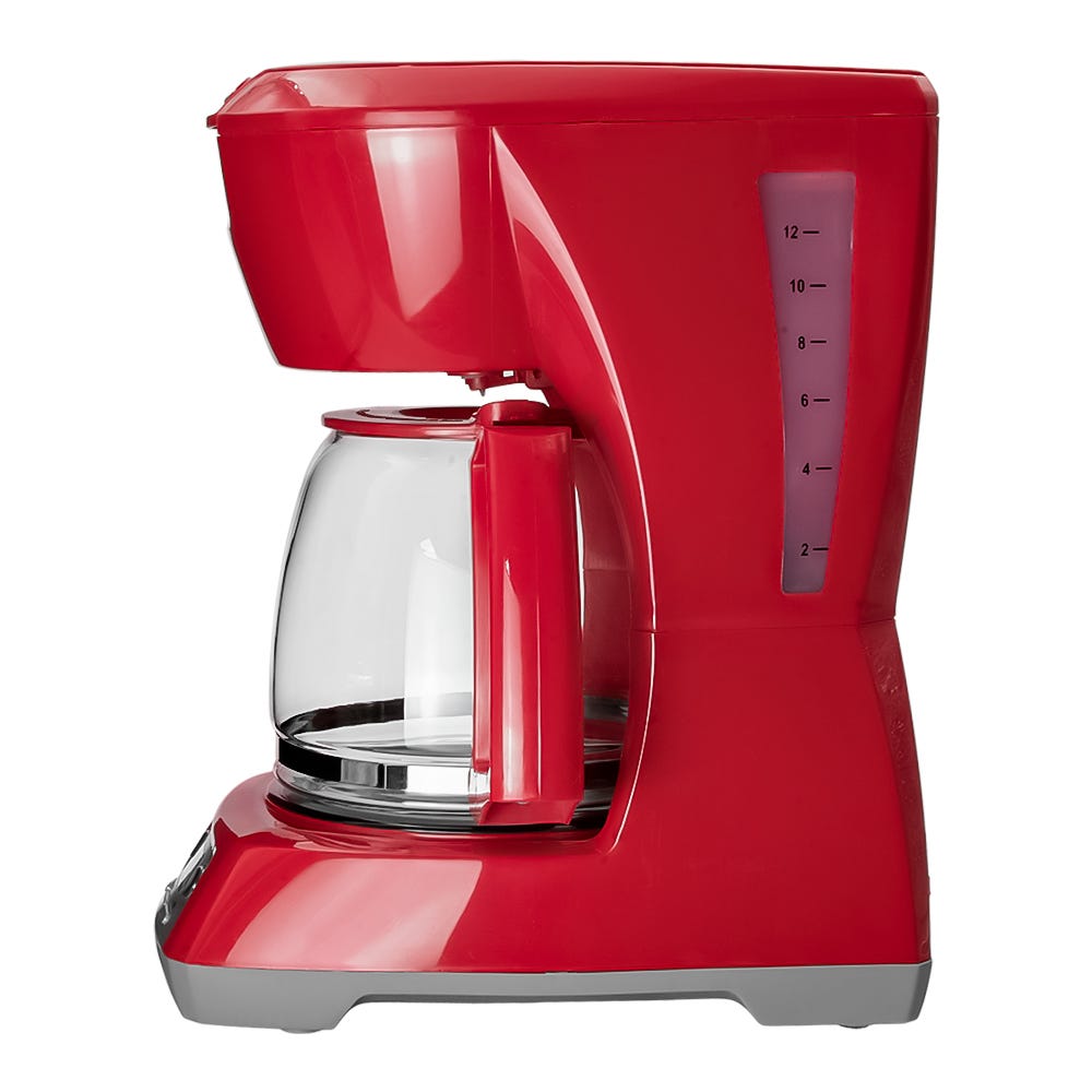 Cafetera programable 12 tazas roja 43673 Proctor Silex