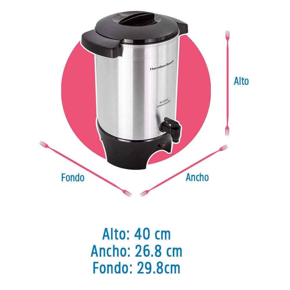 Cafetera urna 45 tazas 40515R Hamilton Beach