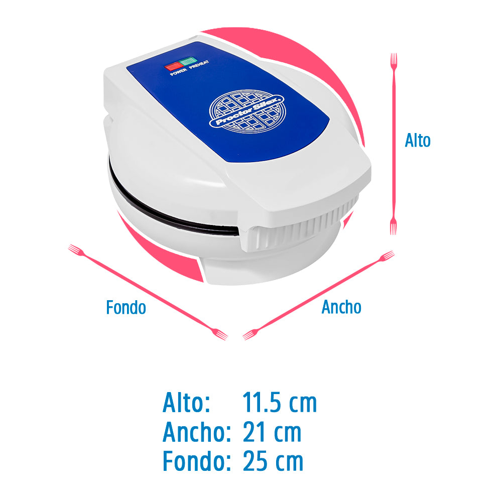 Wafflera estilo Belga 26070 Proctor Silex