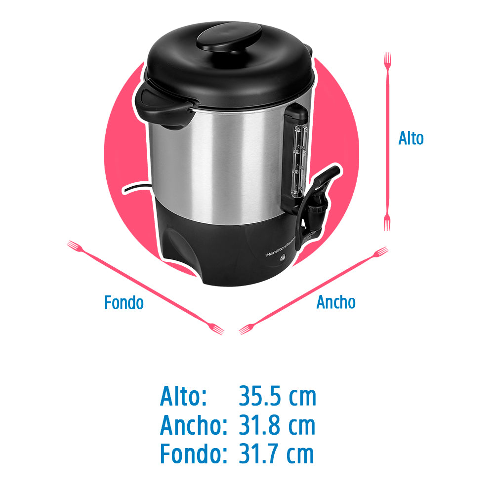 Percoladora 40 tazas 40514G Hamilton Beach – vista 5