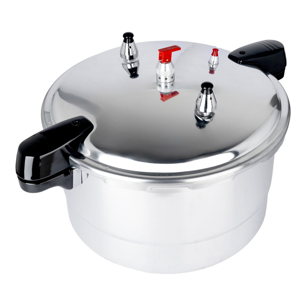 Olla express de aluminio 23 L 6 sistemas de seguridad Ekco