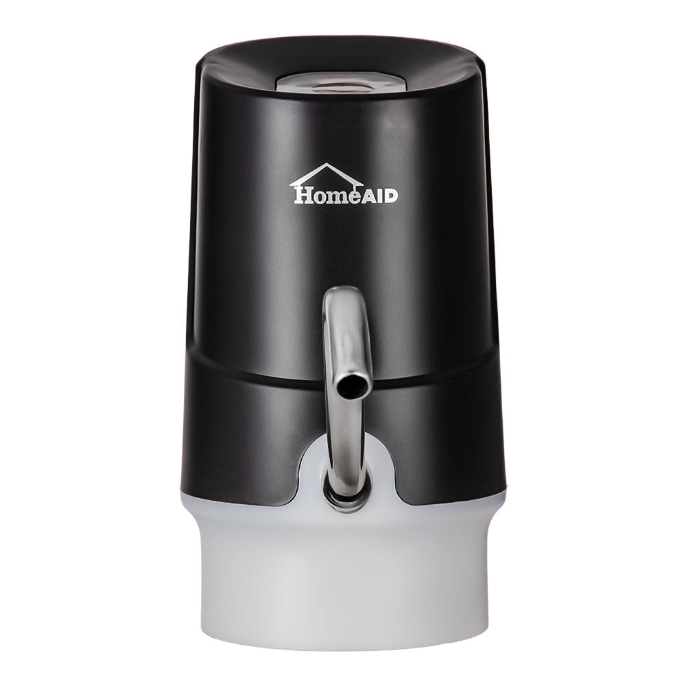 Dispensador de agua automático negro Home AI M-036 – vista frontal sobre garrafón