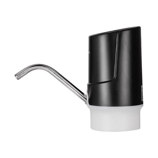 Dispensador de agua automático negro Home AI M-036 – vista lateral con vertedor