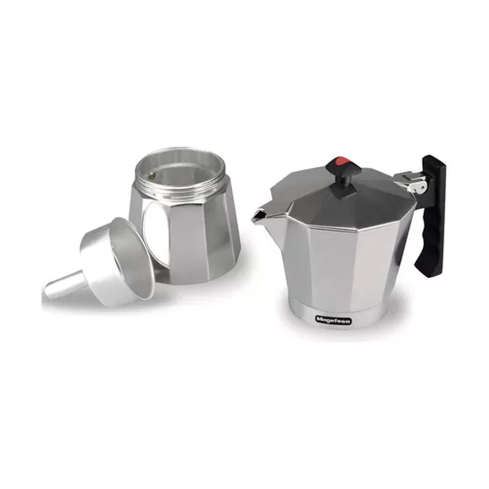 Cafetera italiana aluminio 3 tazas Luna 3 Fantuzzi