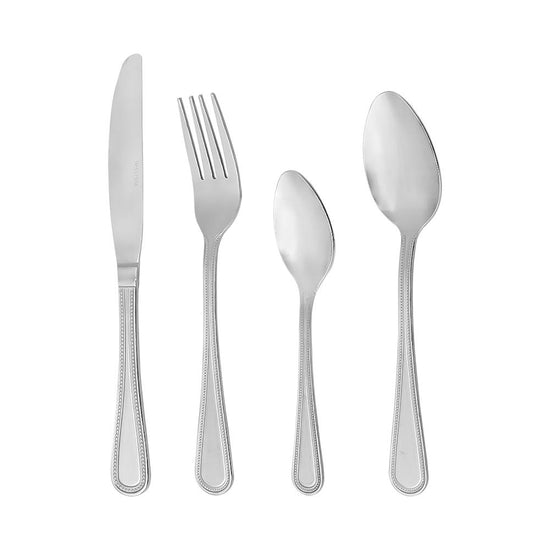 Juego de cubiertos de acero inoxidable 24 piezas Bari Magefesa