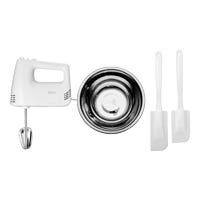 Maestro Pastelero: Batidora manual blanca Oster + Tazón para mezclar Qualité