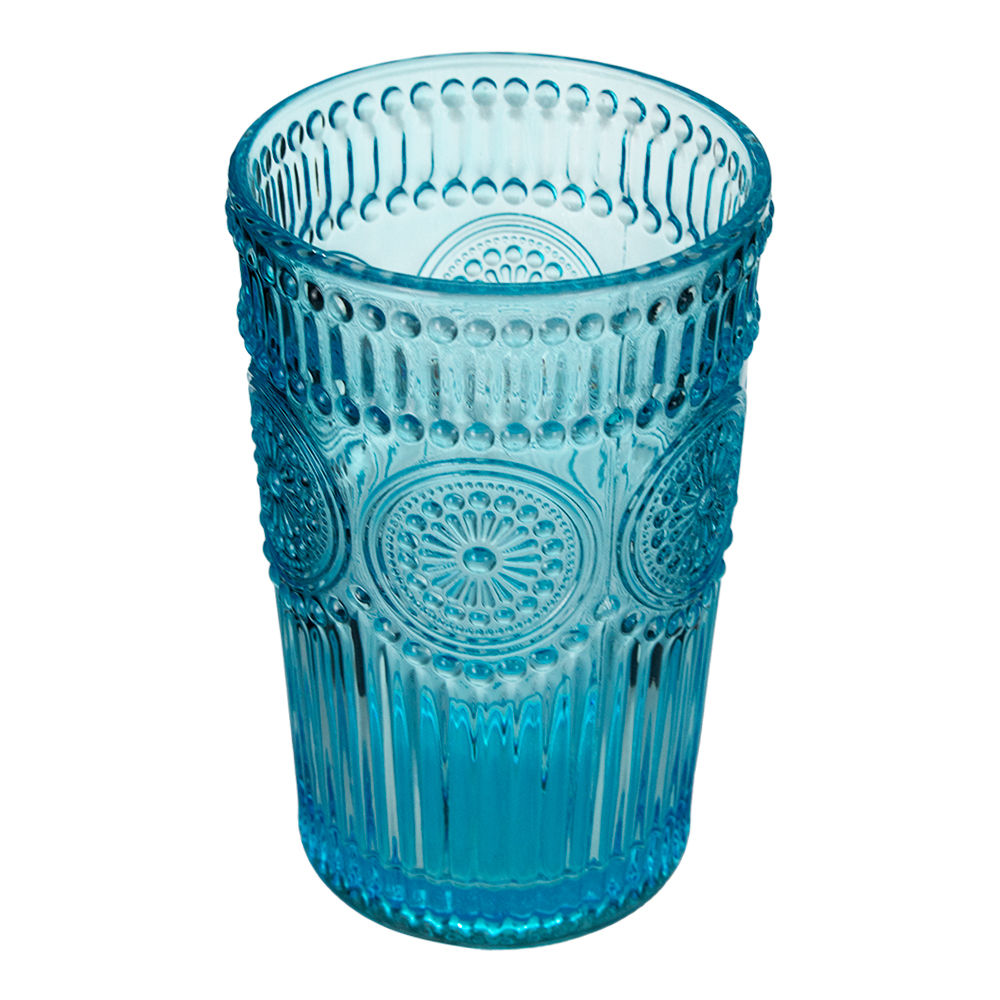 Pack Color y diseño en cada trago: Juego de 6 vasos con relieve 355 ml Home Sweet Home