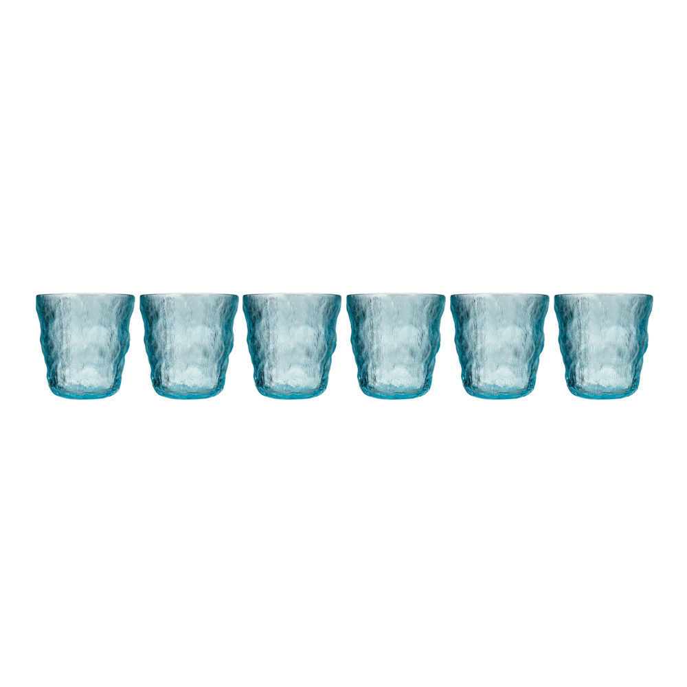Pack Dale vida a tus bebidas: Juego de 6 vasos con relieve 260 ml Home Sweet Home