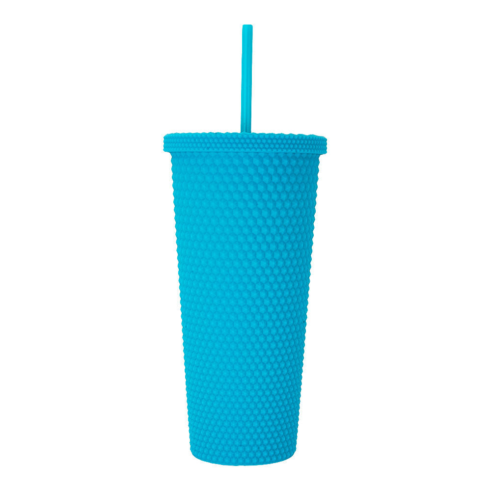 Pack Tu bebida favorita siempre contigo: Juego de 2 vasos con tapa y popote 710 ml Home Sweet Home