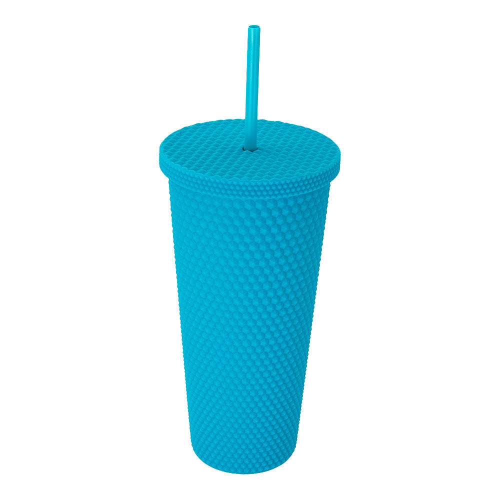 Pack Tu bebida favorita siempre contigo: Juego de 2 vasos con tapa y popote 710 ml Home Sweet Home