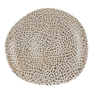 Plato trinche de porcelana 29 cm Lapya Wood Vago 90946 Bonna