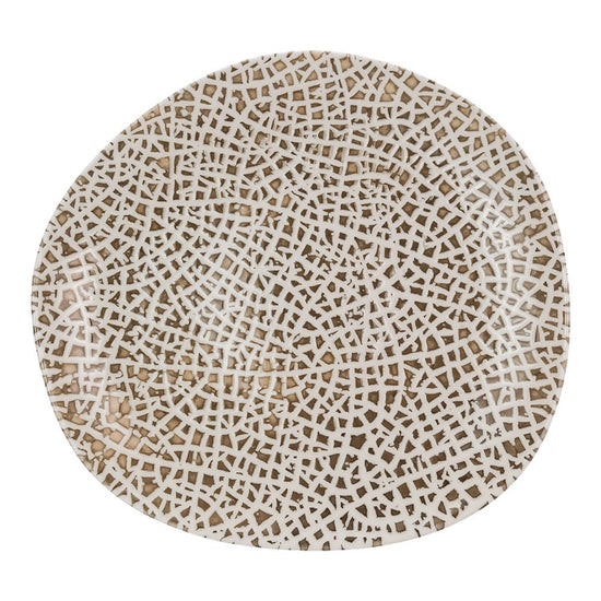 Plato trinche de porcelana 29 cm Lapya Wood Vago 90946 Bonna