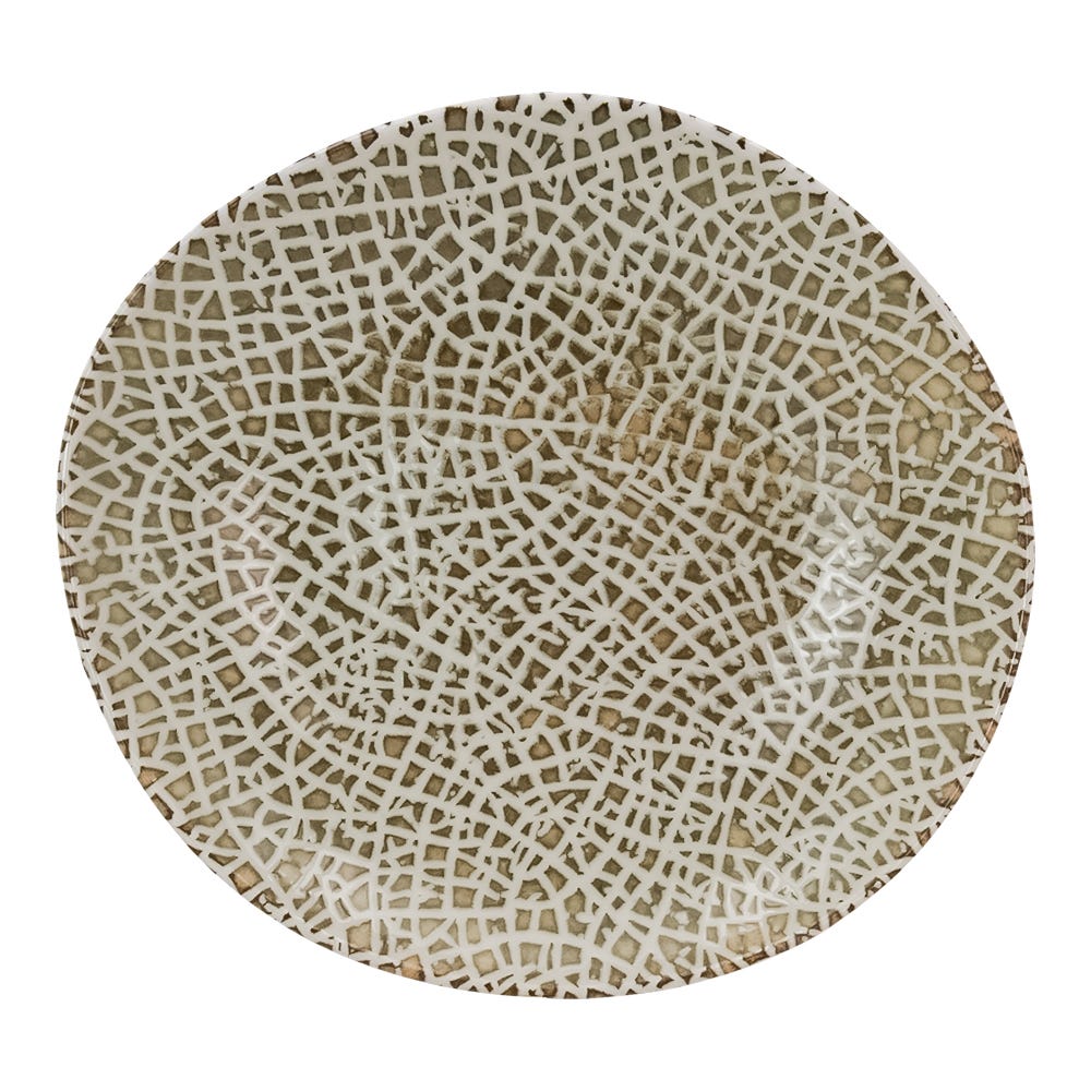 Tazón baja de porcelana de 26 cm 900 ml Lapya Wood 90949 Bonna