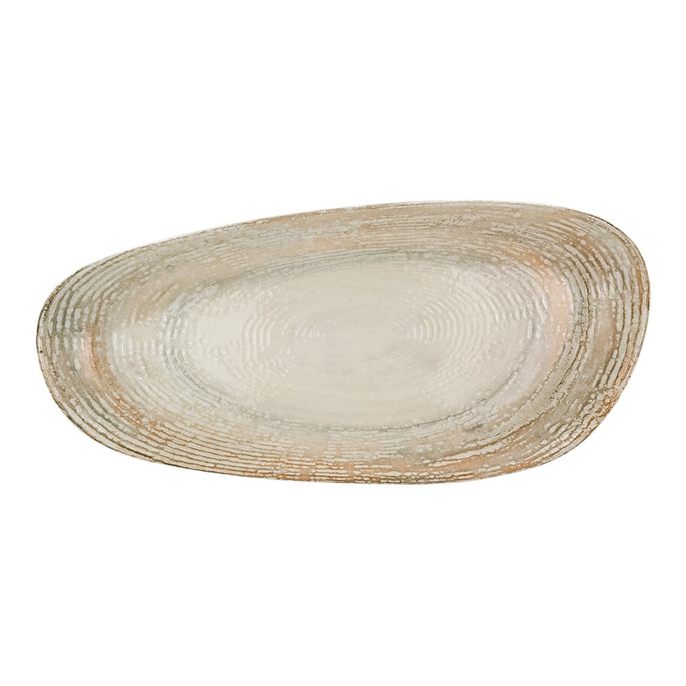 Plato de porcelana rectangular 36 cm Patera Vago 92973 Bonna