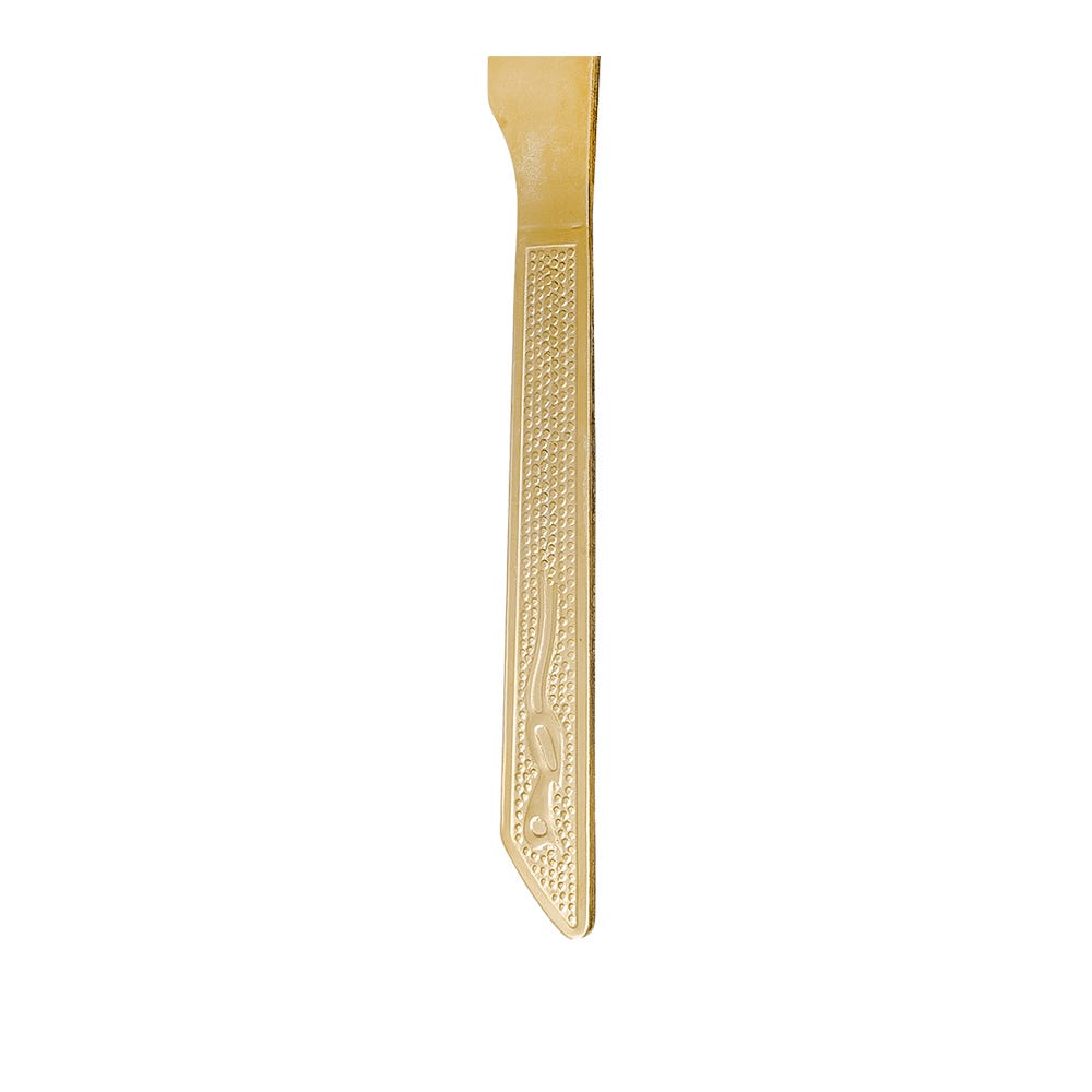 Cuchillo de mesa de acero inoxidable dorado Alcatraz Aura 97171 Ranieri
