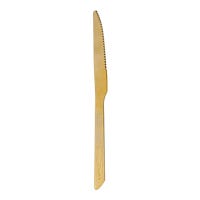 Cuchillo de mesa de acero inoxidable dorado Alcatraz Aura 97171 Ranieri