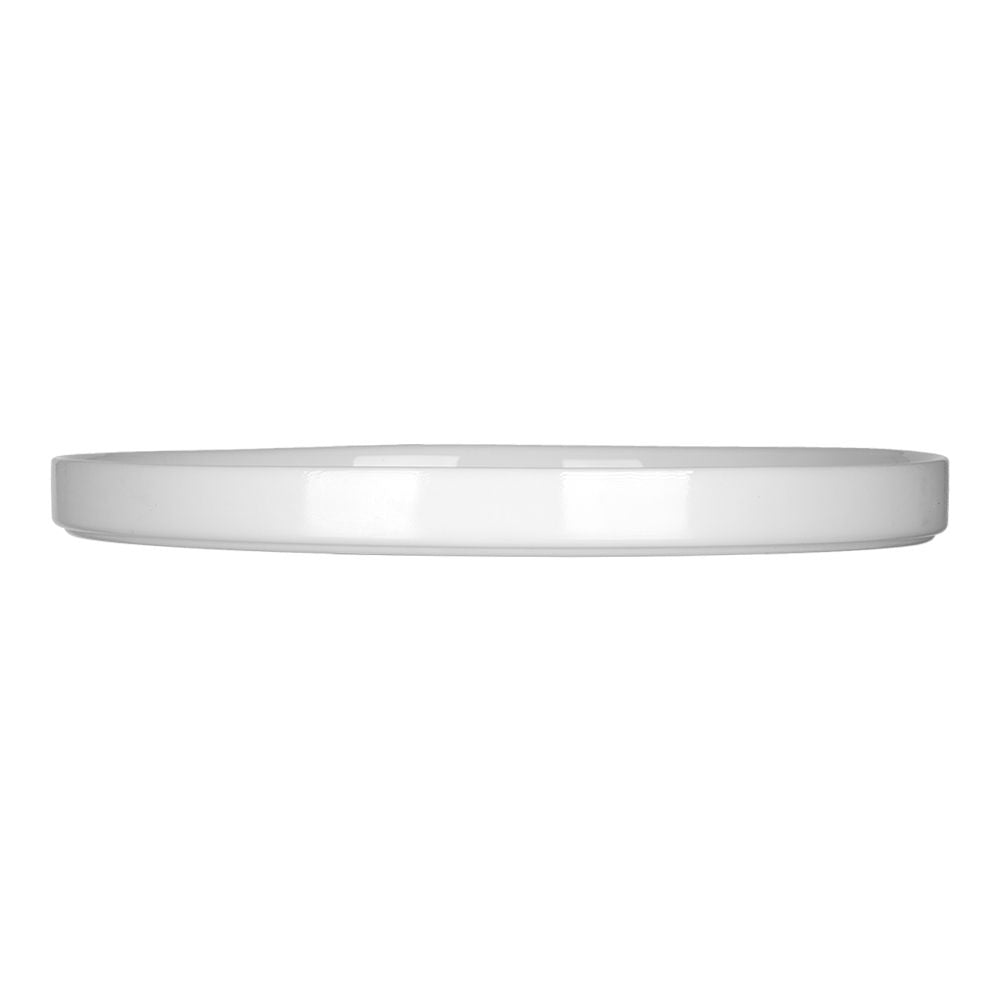 Plato de vidrio para pizza 26.7 cm Opal blanco 97999 Ánfora