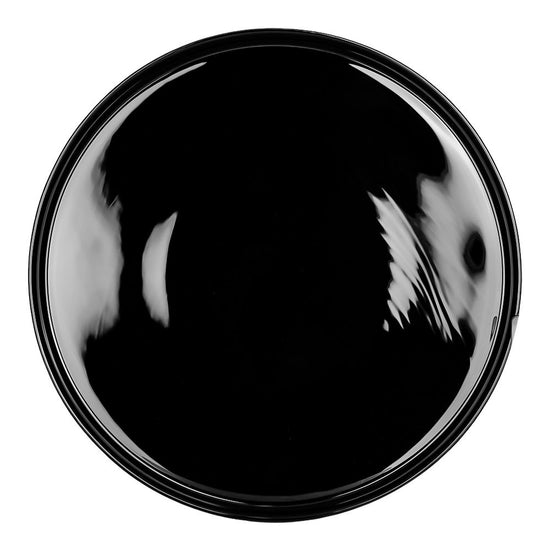 Plato de vidrio para pizza 20.6 cm Opal negro 99097 Ánfora