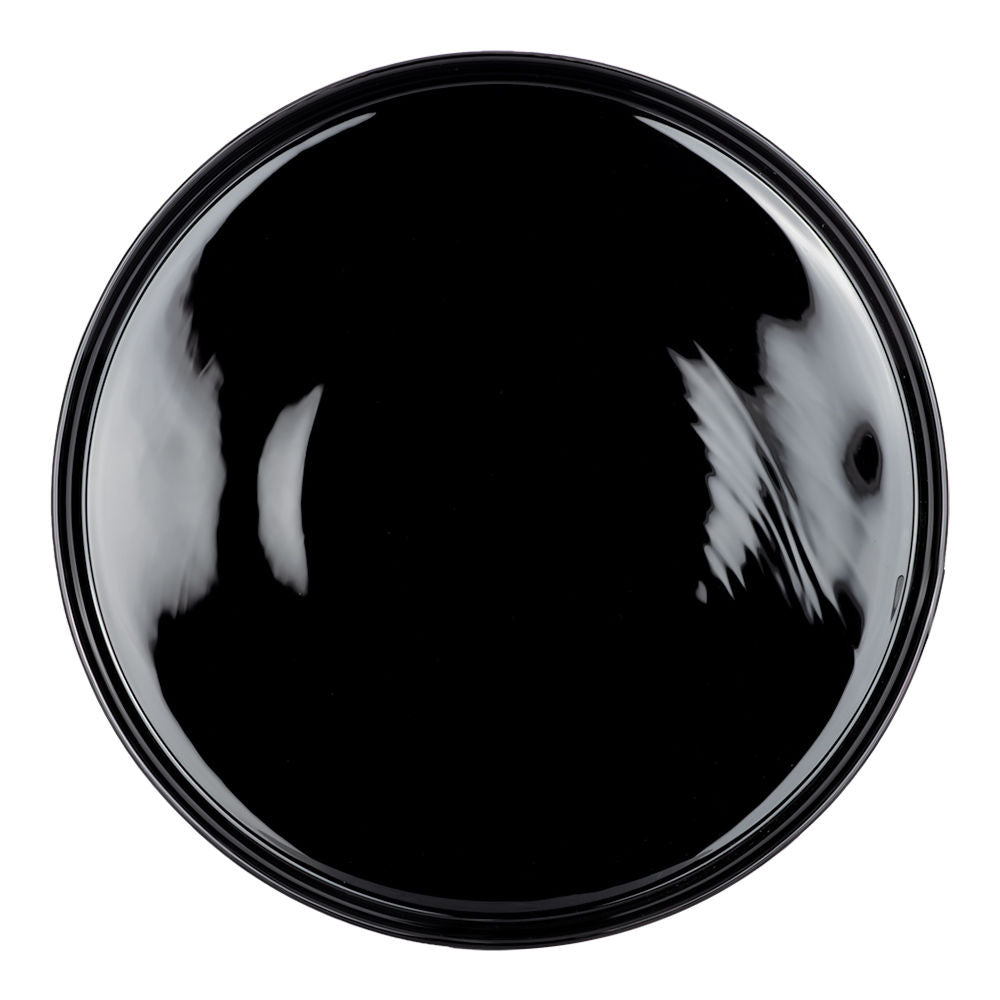 Plato de vidrio para pizza 26.7 cm Opal negro 99098 Ánfora