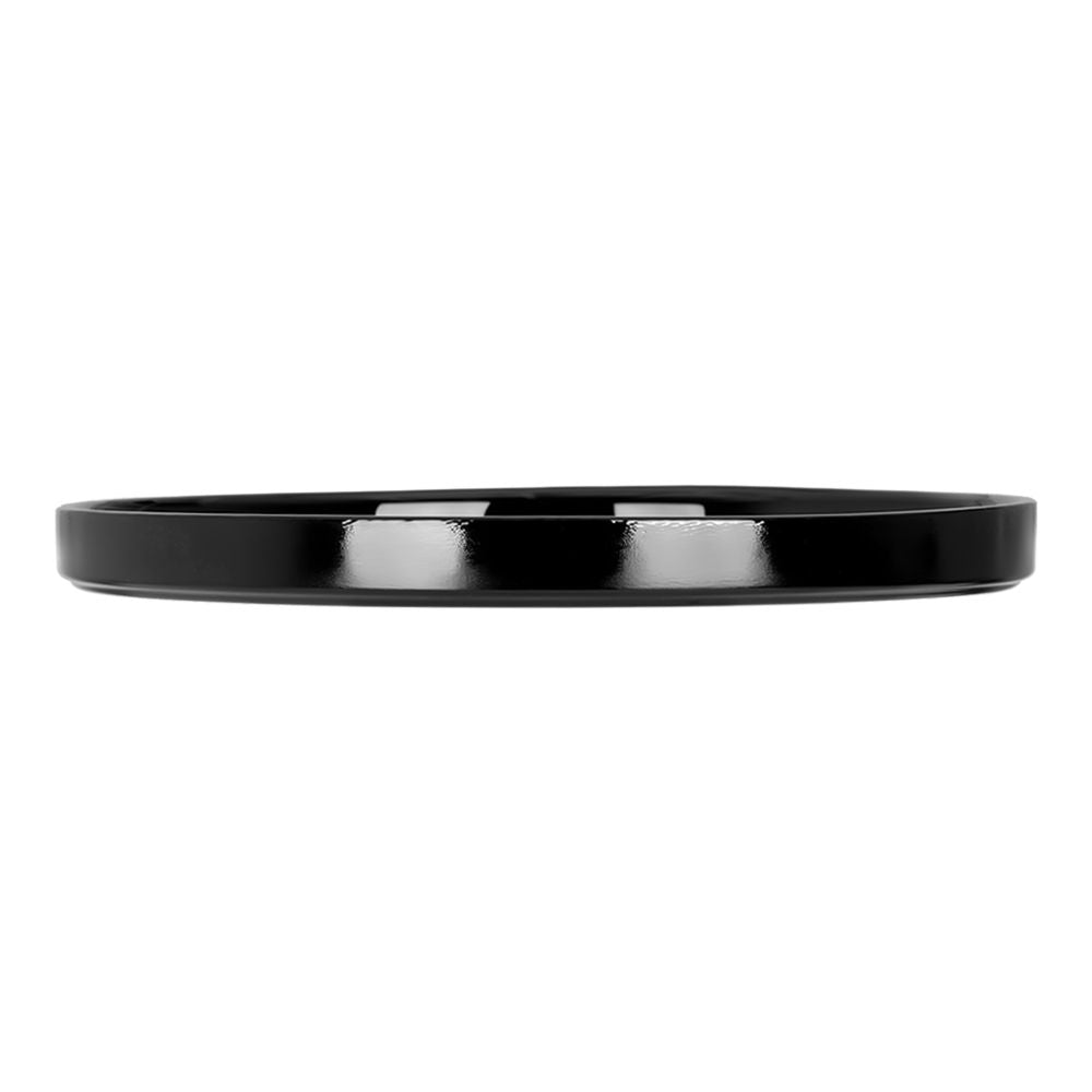 Plato de vidrio para pizza 26.7 cm Opal negro 99098 Ánfora