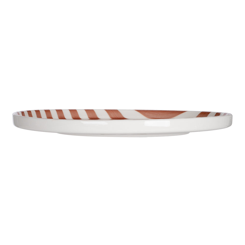 Vajilla de porcelana 16 piezas Caramelo rojo 10112 Ánfora