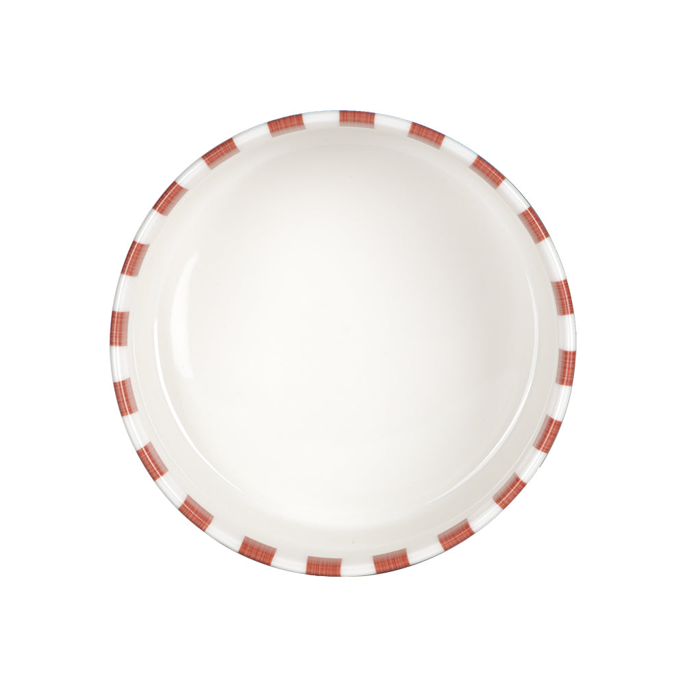 Vajilla de porcelana 16 piezas Caramelo rojo 10112 Ánfora
