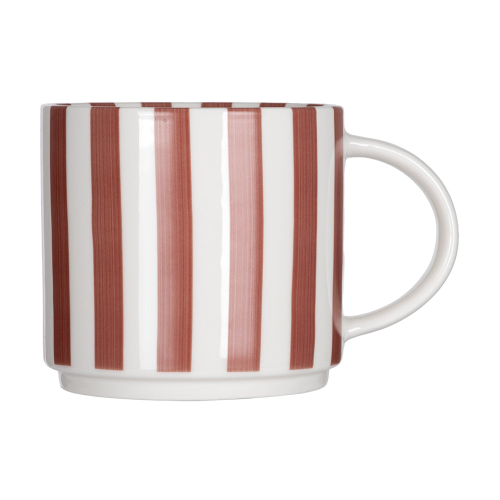 Vajilla de porcelana 16 piezas Caramelo rojo 10112 Ánfora