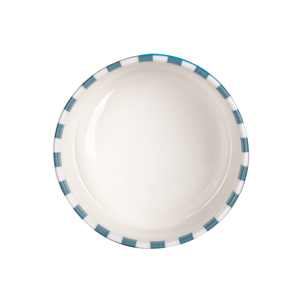 Vajilla de porcelana 16 piezas Caramelo azul 10112 Ánfora