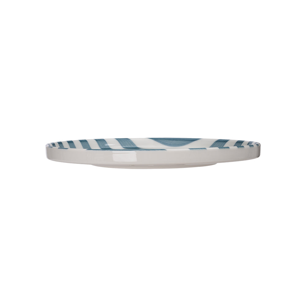 Vajilla de porcelana 16 piezas Caramelo azul 10112 Ánfora