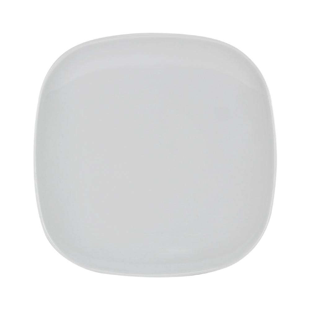 Plato trinche 25 cm cuadrado Iki White