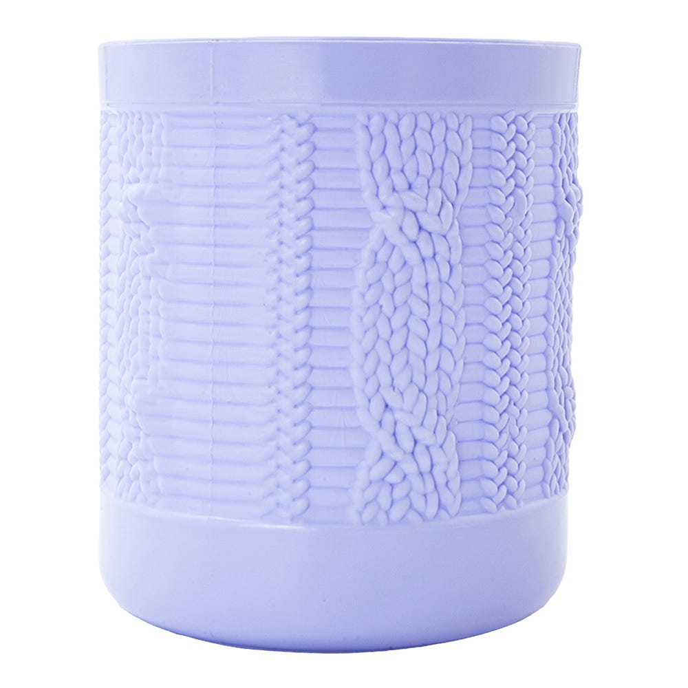 Pocillo labrado 12 cm polietileno Violeta Pastel Megaplast