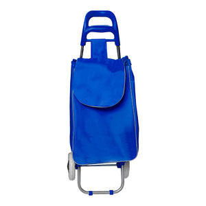 Carro de mandado plegable de acero y poliéster azul FWO414B Fast