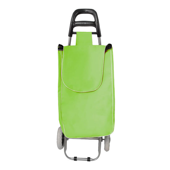 Carro de mandado plegable de acero y poliéster verde manzana FWO414AG Fast