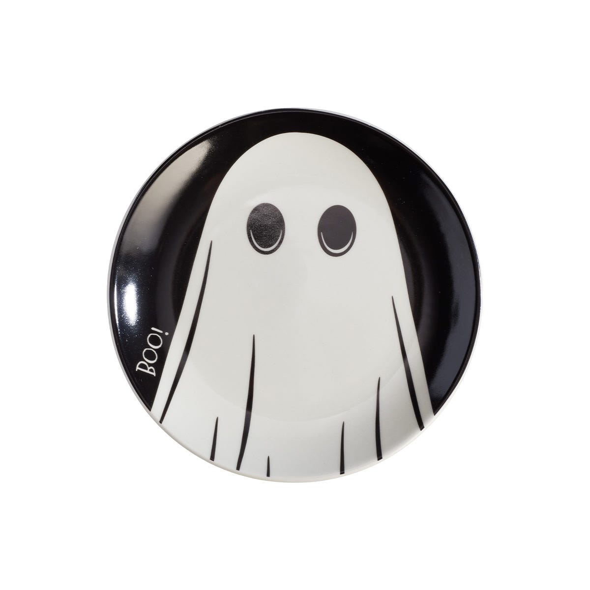 Plato postre de cerámica 20.1 cm Halloween Corona