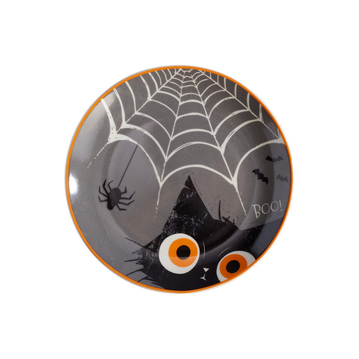 Plato postre de cerámica 20.1 cm Halloween Corona